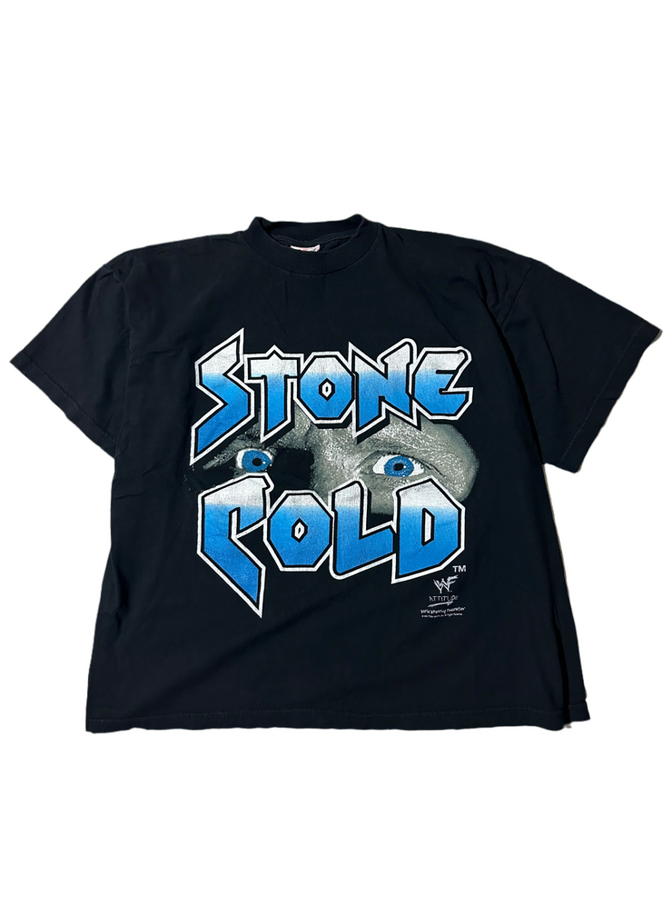 1998 Stone Cold WWF Attitude Wrestling Tee