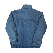 1980’s Fireman Clasp Denim Puffer Jacket