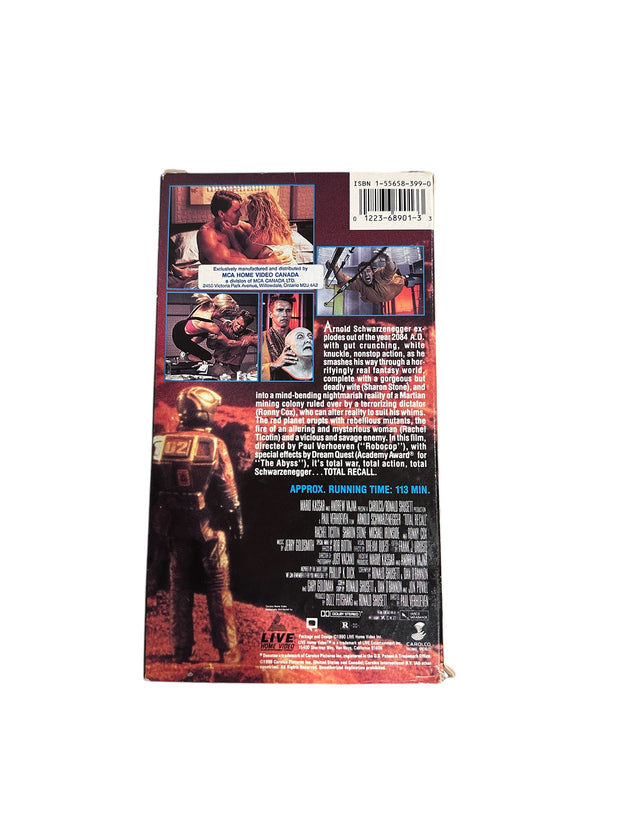 Total Recall VHS Tape