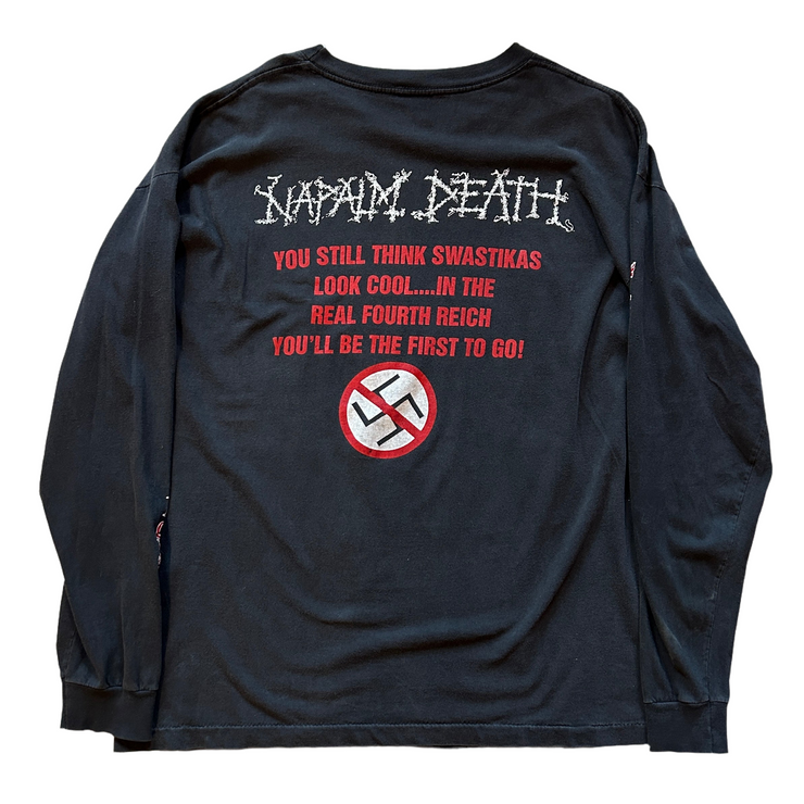 Rare Napalm Death ‘Nazi Punks Fuck Off’ Long Sleeve