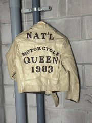 1983 Vintage Leather Biker Jacket