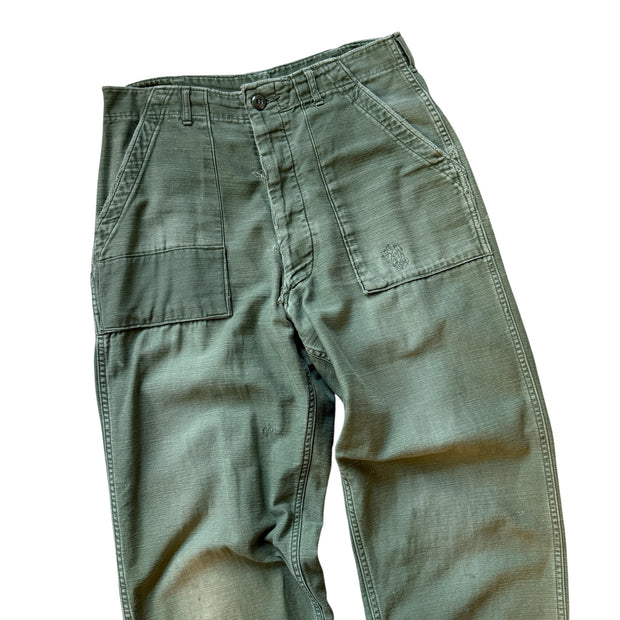 Uniquely Faded & Distressed Vintage Military Pants