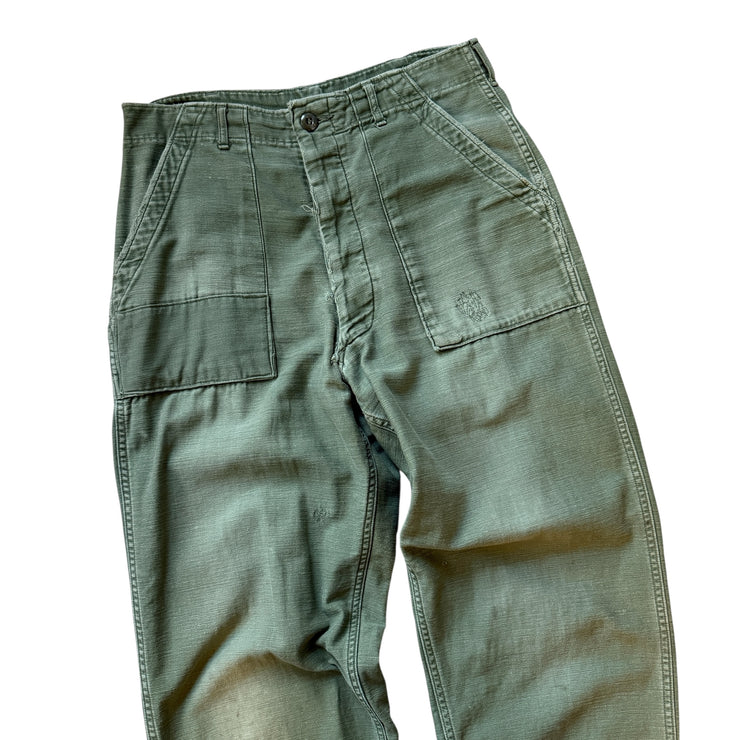 Uniquely Faded & Distressed Vintage Military Pants