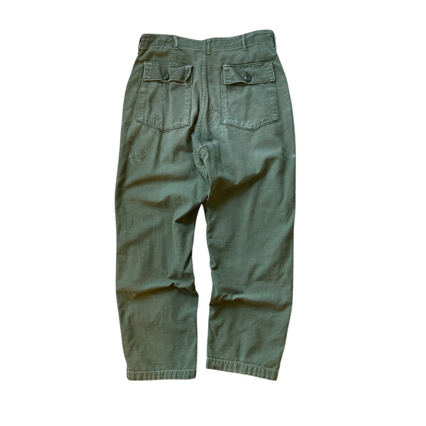 Uniquely Faded & Distressed Vintage Military Pants
