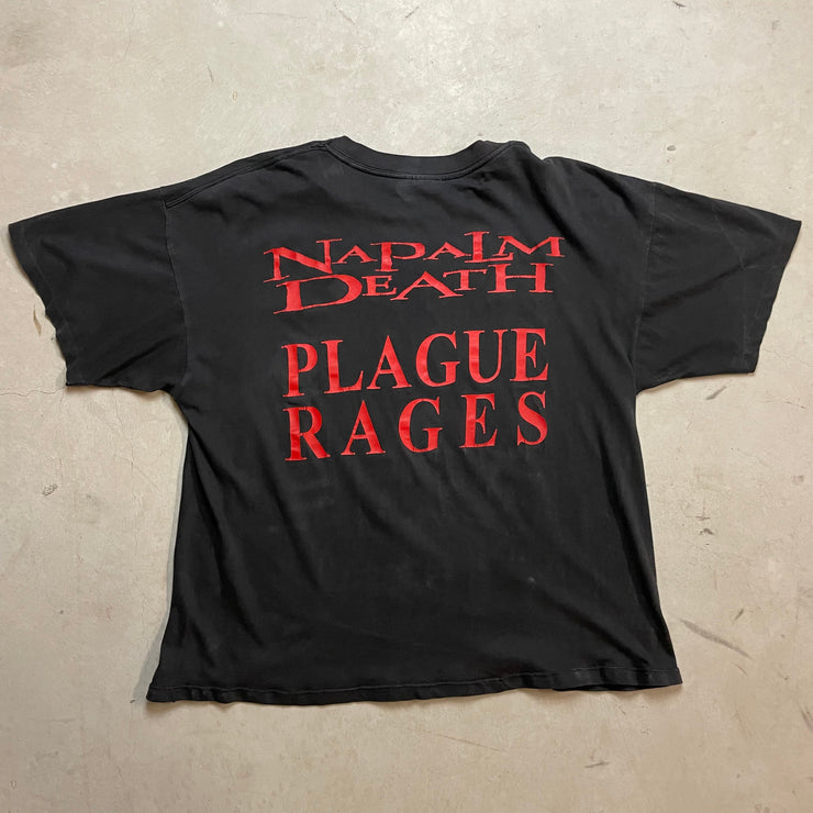 90's Napalm Death 'Plague Rages' T-Shirt