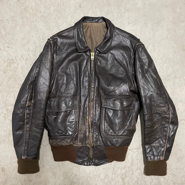 Vintage A2 Leather Bomber
